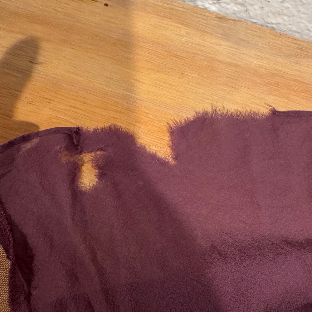 Victorias Secret | Vintage Y2K 2003 Plum Purple Silk Halter Maxi Chemise - Picture 13 of 13